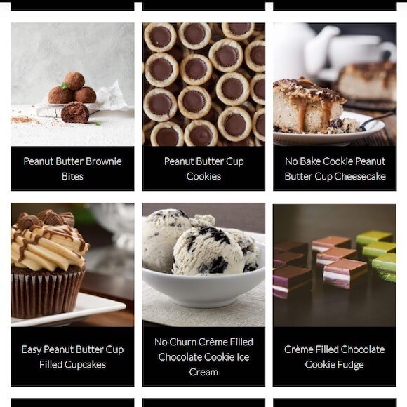 free recipes desserts made with emerald sky peanut butter cups