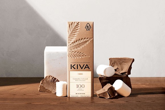 Kiva Cannabis Infused 100 mg THC Milk Chocolates