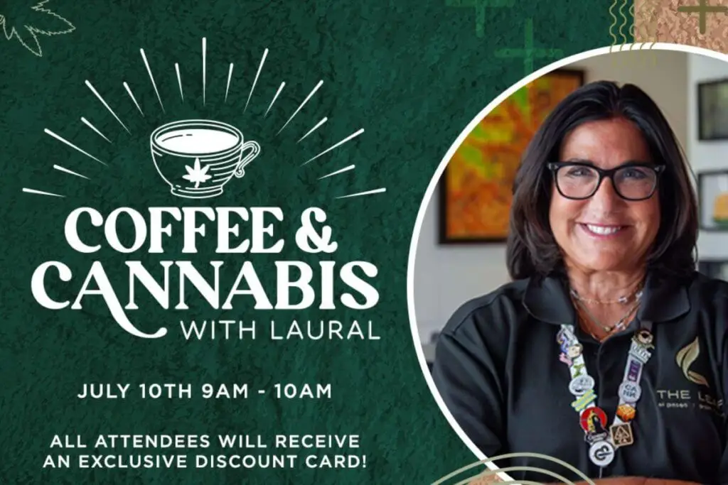 Explore the Endocannabinoid System at The Leaf’s Cannabis and Coffee Event 3 coffe and cannabis with laural